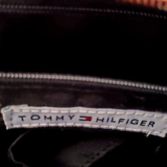 Tommy Hilfiger Brown Tall Satchel Shoulder Bag - Picture 3 of 4